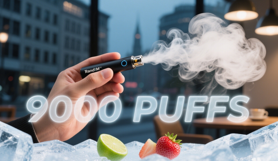 RandM Tornado 9000 Puffs: Innovation trifft auf Langlebigkeit