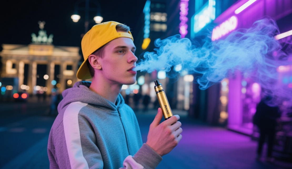 Der Aivono FATMAN 6800 Vape in Blaubeerminze: Ein Star der deutschen Vaping-Szene