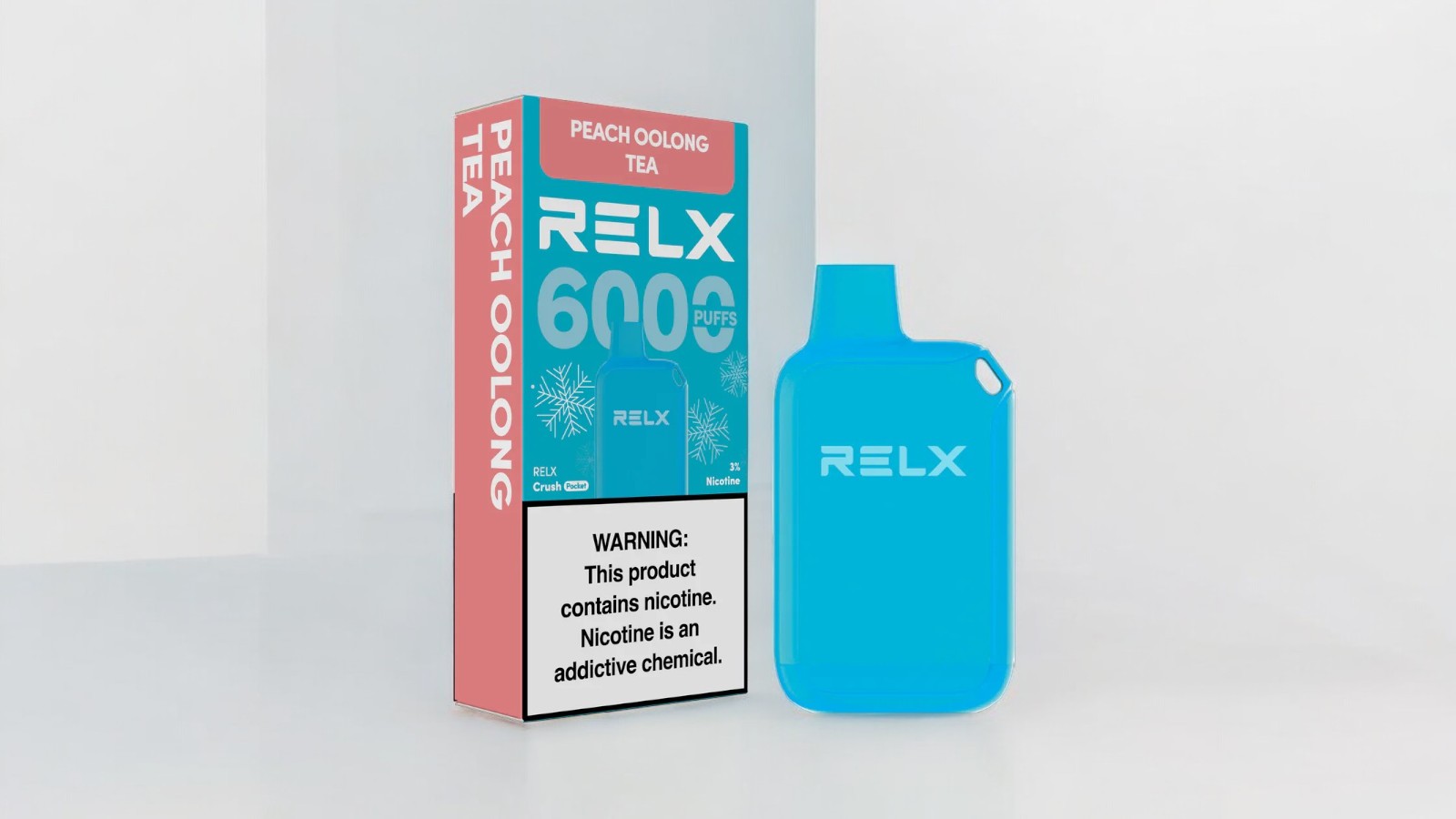 RELX Vape-Crush Pocket 6000 | Pfirsich-Oolong-Tee: Innovation trifft auf Geschmackserlebnis