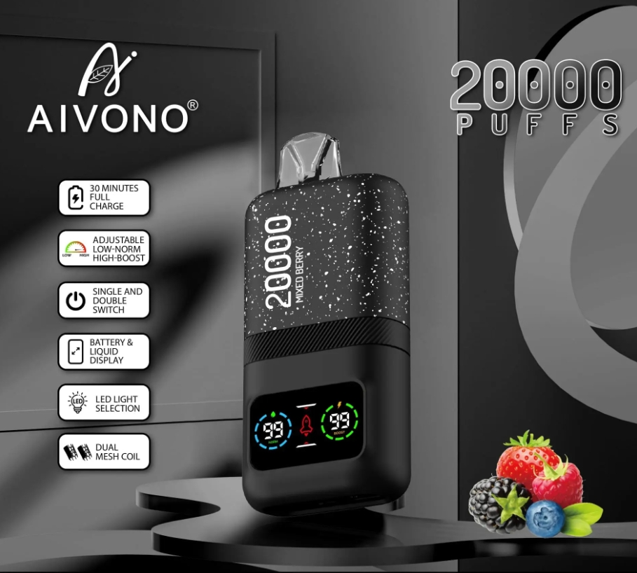 Die Fruchtige Revolution: Dein Neuer Alltagsbegleiter – Aivono Aim Magic 20000 Puffs mit Gemischte Beere