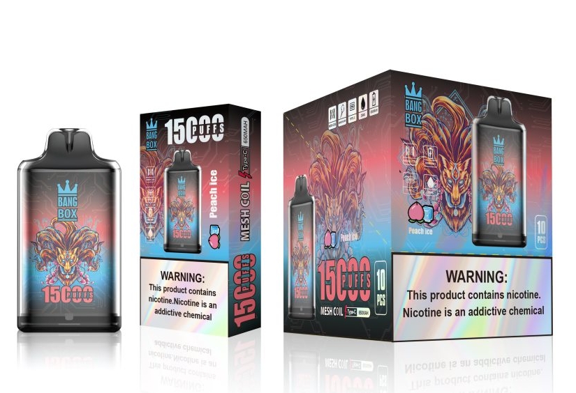 Bang Box S1 15000 Puffs: Ihre Schweizer Sommersymphonie aus Pfirsich & Eis