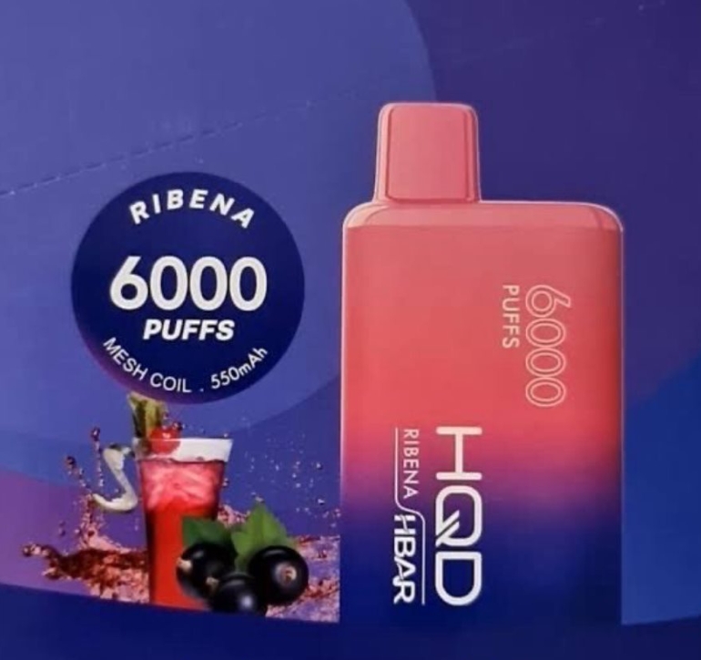Der HQD HBAR 6000 Züge Vape: Dein Ribena-Geschmackserlebnis für unterwegs – Kraftvoll, Langlebig & Einfach Genial