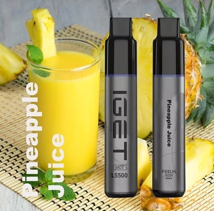 IGET Hot 5500 Züge Vape - Ananassaft: Sonnengereifte Tropenfrische für den deutschen Genießer