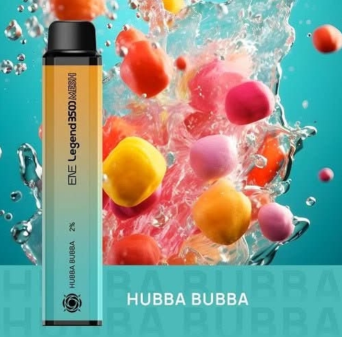 Elux ENE Legend 3500 Puffs - Hubba Bubba: Der Geschmack von Kindheit, neu verpackt für Österreichs Vaper von heute