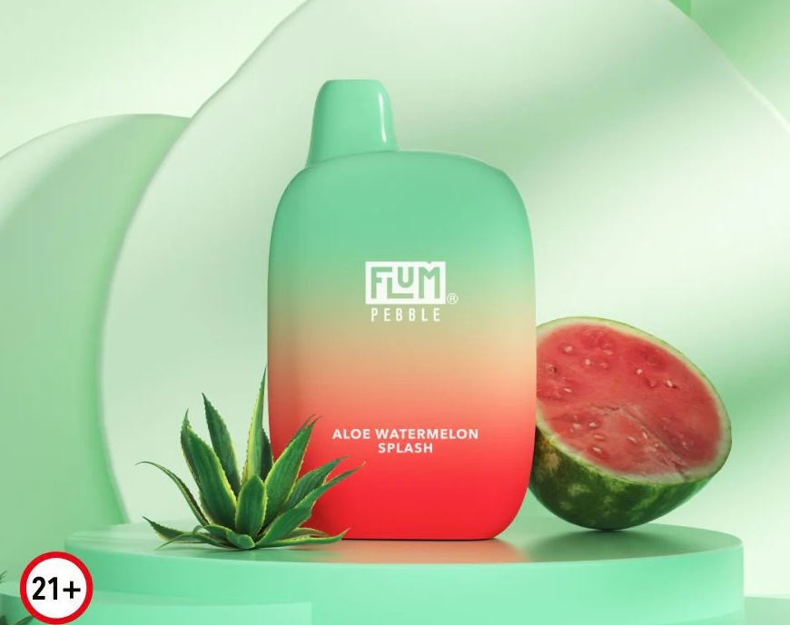 FLUM PEBBLES 6000 Züge Vape – Aloe Wassermelonen Spritzer: Eine Geschmacksexplosion für moderne Dampfer