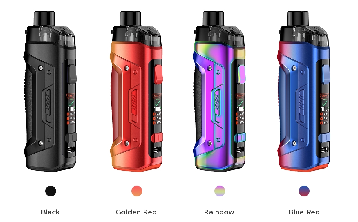 Der Unverwüstliche mit Herz: GeekVape B100 (Aegis Boost Pro 2) Pod Mod Kit in Blau Rot – Österreichs Alltagsheld für 2025