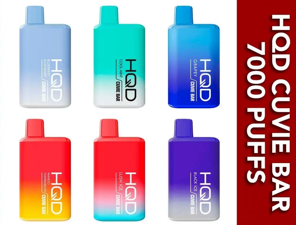 HQD CUVIE BAR 7000 Puffs Vape - Blaubeere: Schweizer Präzision trifft auf Beerenrausch